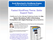 Tablet Screenshot of clickbumpengine.com